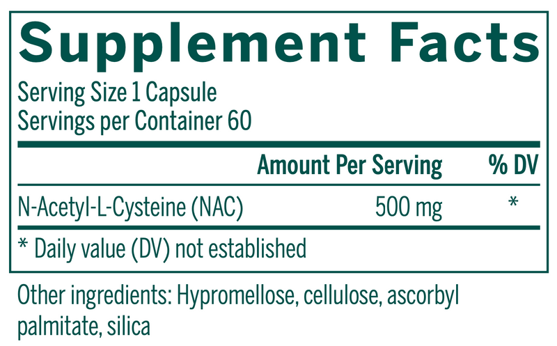 Amino NAC (500 mg) (60 Capsules)
