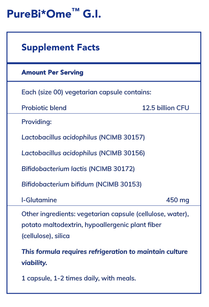 PureBi-Ome G.I. (60 Capsules)