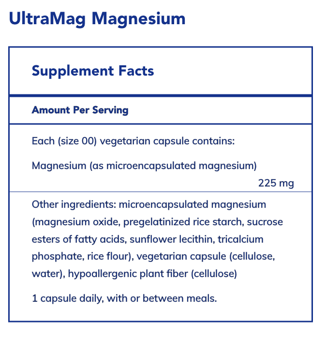 UltraMag Magnesium (120 Capsules)