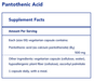 Pantothenic Acid (120 Capsules)