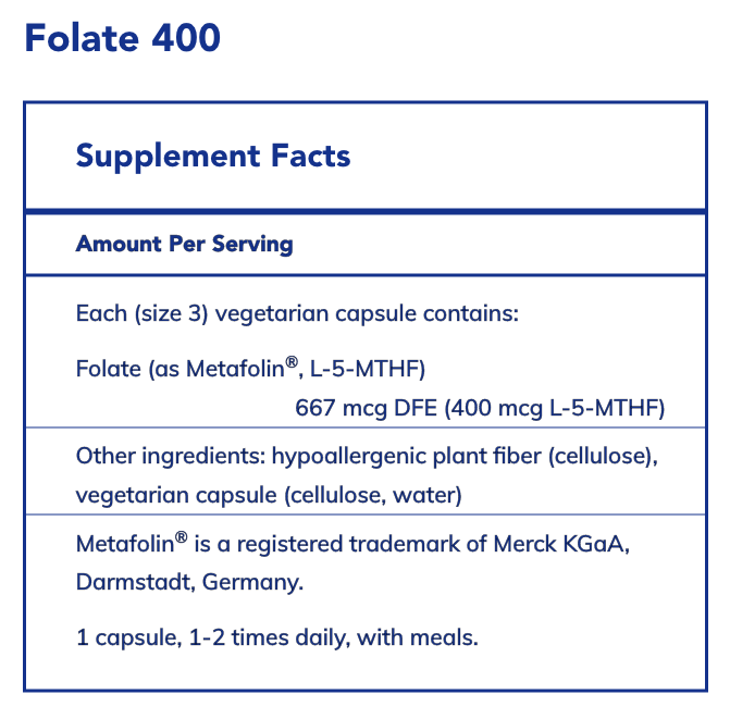 Folate 400 (90 Capsules)