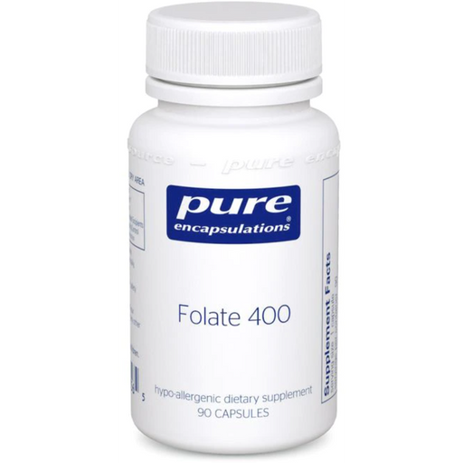 Folate 400 (90 Capsules)-Vitamins & Supplements-Pure Encapsulations-Pine Street Clinic