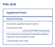 Folic Acid (60 Capsules)