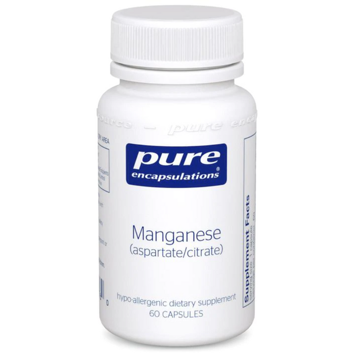 Manganese (aspartate/citrate) (60 Capsules)-Pure Encapsulations-Pine Street Clinic