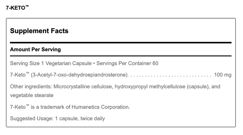 7-Keto (60 Capsules)