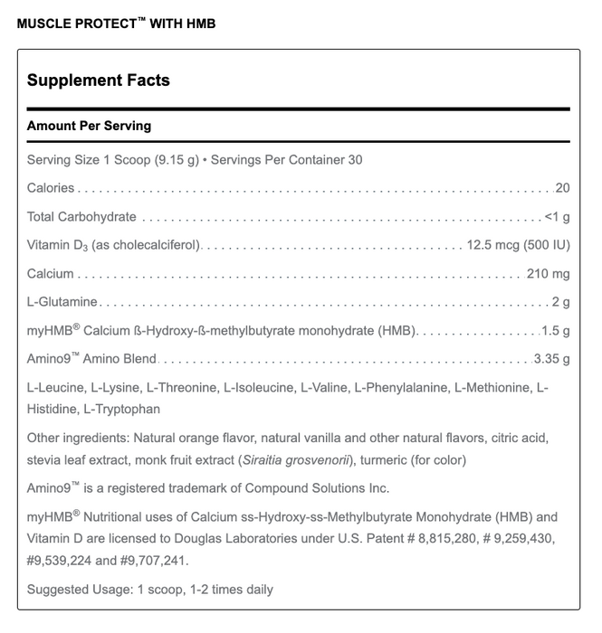 Muscle Protect with HMB (275 Grams)-Vitamins & Supplements-Douglas Laboratories-Pine Street Clinic