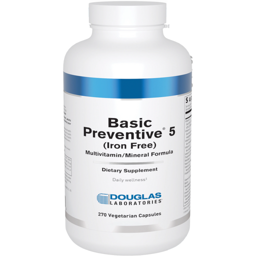 Basic Preventive 5 (Iron Free) (270 Capsules)-Douglas Laboratories-Pine Street Clinic