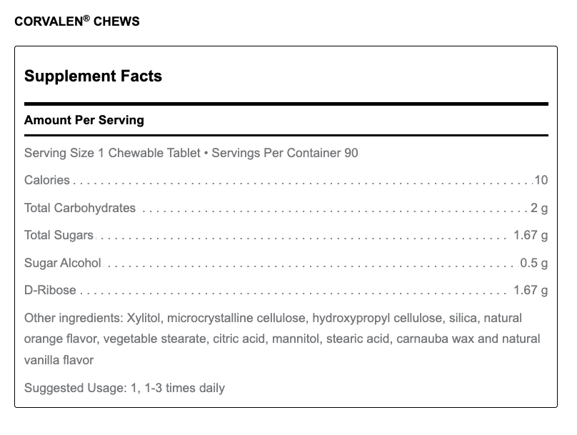 Corvalen Chews (90 Chewable Tablets)-Vitamins & Supplements-Douglas Laboratories-Pine Street Clinic