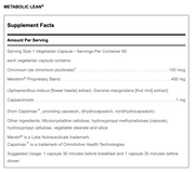 Metabolic Lean (60 Capsules)