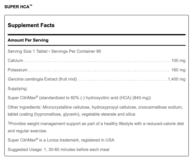 Super HCA (90 Tablets)