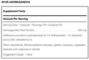 Ayur-Ashwagandha (60 Capsules)