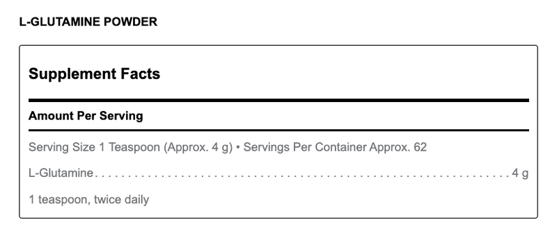 L-Glutamine Powder (250 Grams)