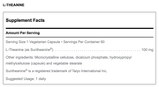L-Theanine (60 Capsules)