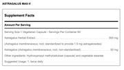 Astragalus Max-V (60 Capsules)