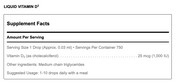 Liquid Vitamin D3 (22.5 ml)