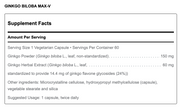 Ginkgo Biloba Max-V (60 Capsules)