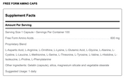 Free Form Amino Caps (100 Capsules)