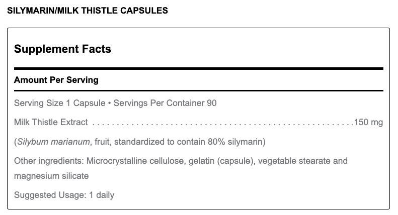 Silymarin/Milk Thistle Extract (90 Capsules)-Douglas Laboratories-Pine Street Clinic