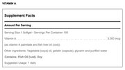 Vitamin A (100 Softgels)