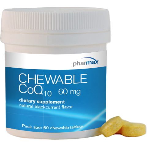 Chewable CoQ10 (60 Tablets)-Pharmax-Pine Street Clinic