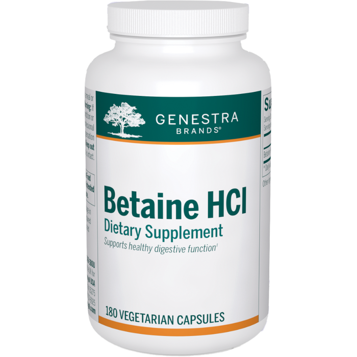 Betaine HCl (180 Capsules)-Vitamins & Supplements-Genestra-Pine Street Clinic