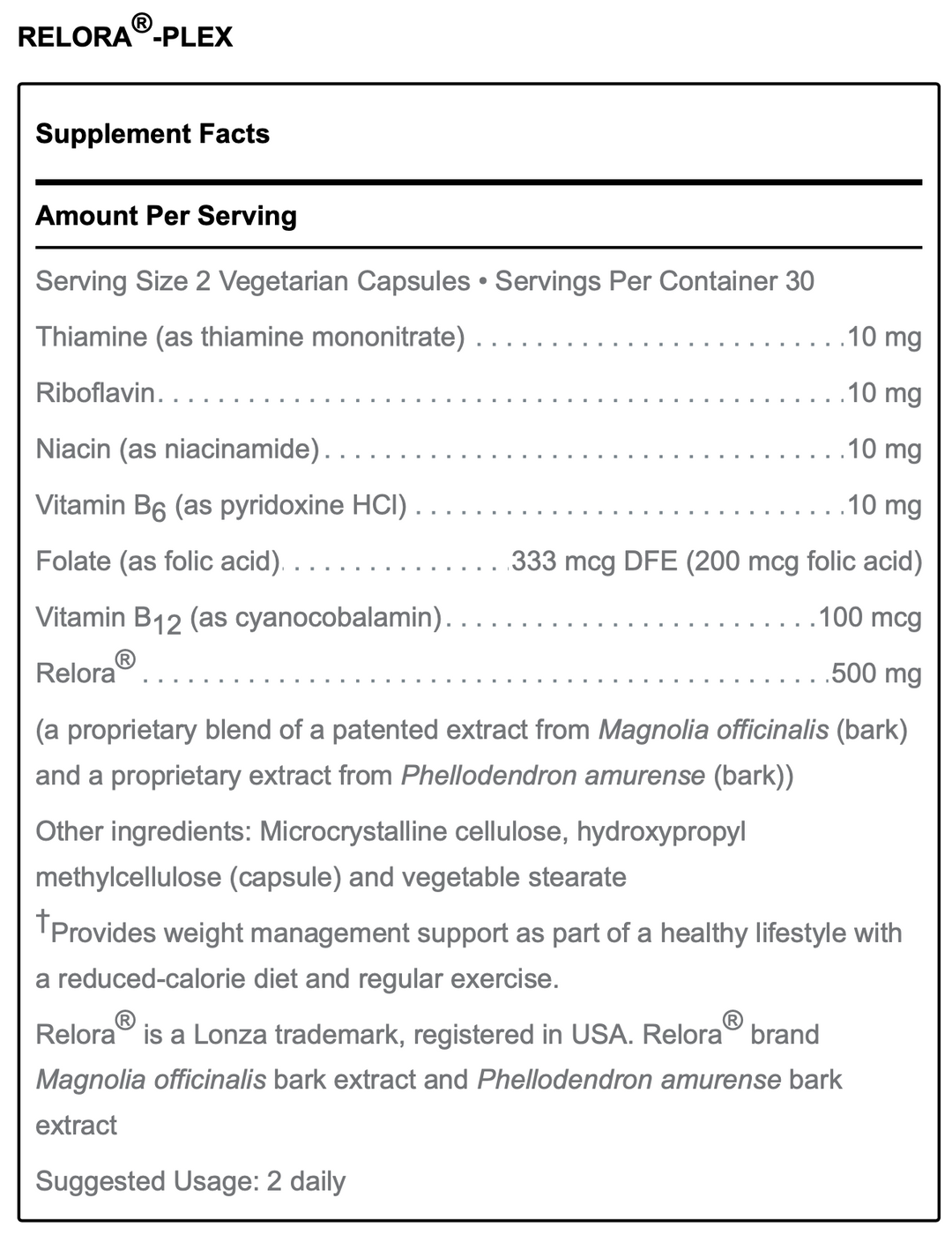 Douglas Laboratories ReloraPlex 60 Capsules — Pine Street Clinic