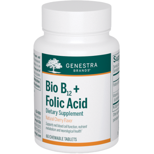 Bio B12 + Folic Acid (60 Chewables)