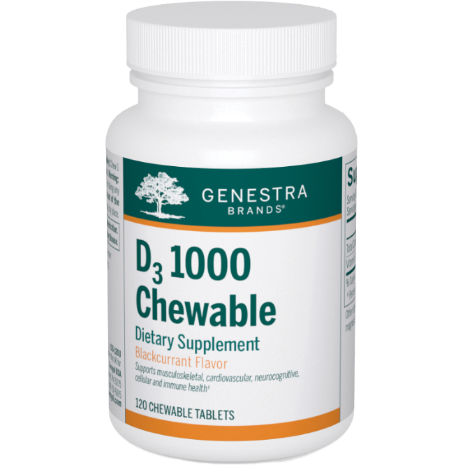 D3 1000 Chewable (120 Chewables)
