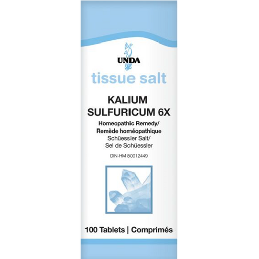 Kalium Sulfuricum 6X (100 Tablets)-Vitamins & Supplements-UNDA-Pine Street Clinic