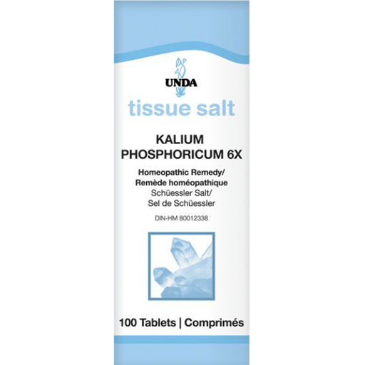 Kalium Phosphoricum 6X (100 Tablets)-Vitamins & Supplements-UNDA-Pine Street Clinic
