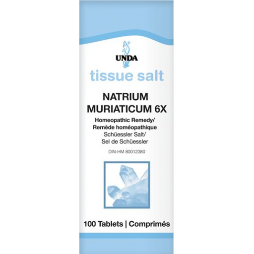Natrium Muriaticum 6X (100 Tablets)-Vitamins & Supplements-UNDA-Pine Street Clinic
