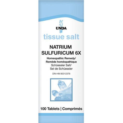 Natrium Sulfuricum 6X (100 Tablets)-Vitamins & Supplements-UNDA-Pine Street Clinic