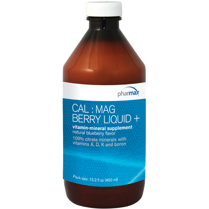 Cal Mag Berry Liquid Plus (450 ml)-Vitamins & Supplements-Pharmax-Pine Street Clinic