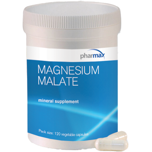 Magnesium Malate (120 Capsules)-Vitamins & Supplements-Pharmax-Pine Street Clinic