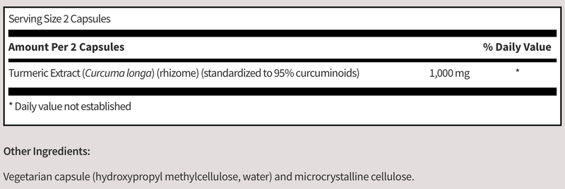 Turmeric Extract (120 Capsules)