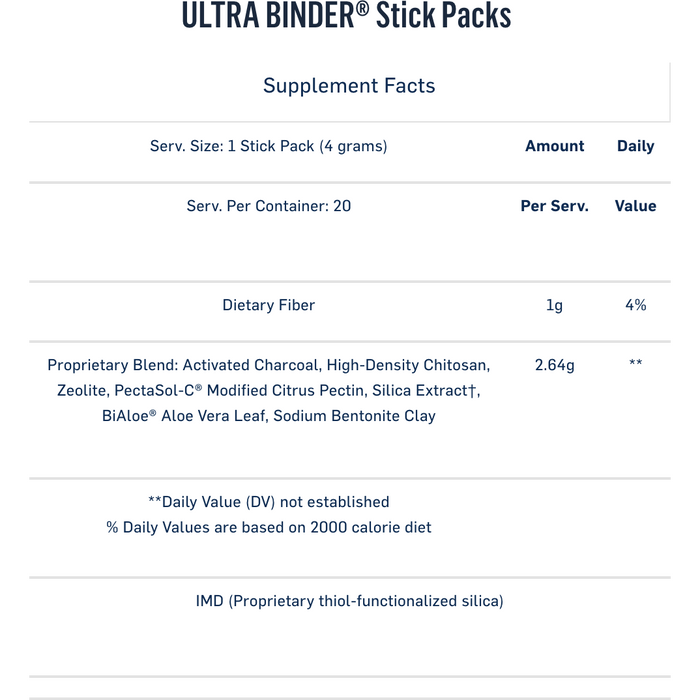 Ultra Binder Stick Packs (20 Packets)-Vitamins & Supplements-Quicksilver Scientific-Pine Street Clinic