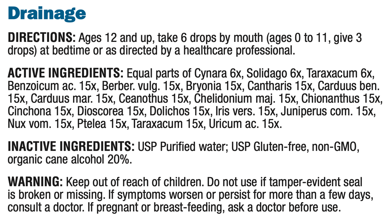 Drainage (1 Ounce Liquid)-Vitamins & Supplements-Xymogen-Pine Street Clinic