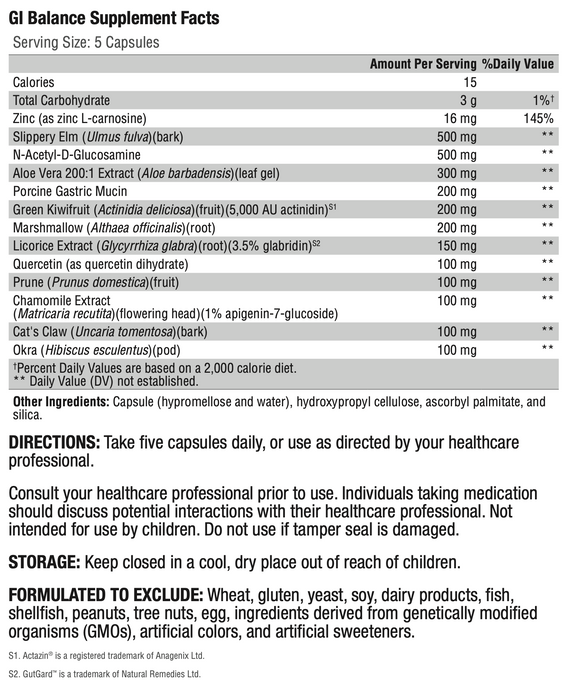 GI Balance (150 Capsules)