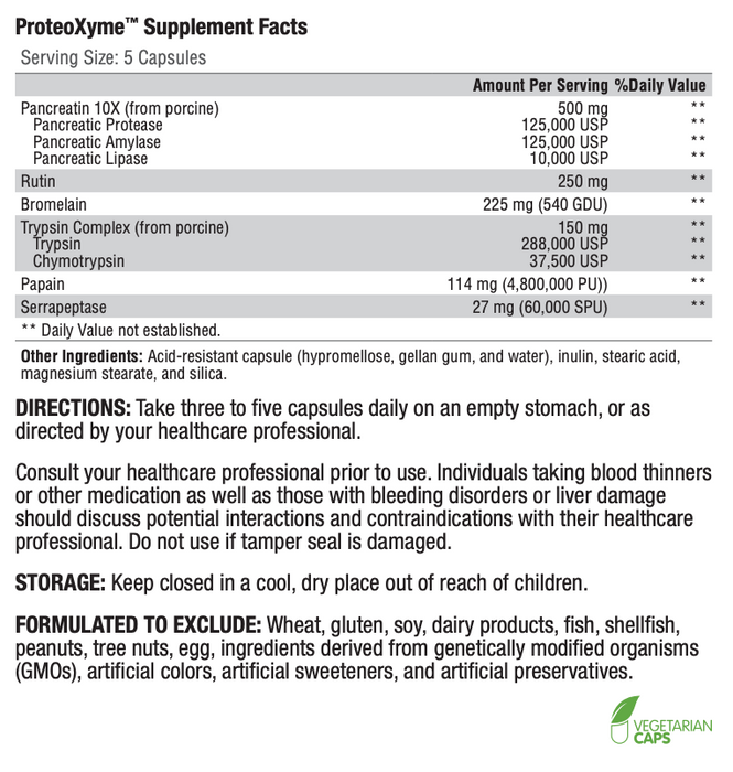 ProteoXyme 100 Capsules