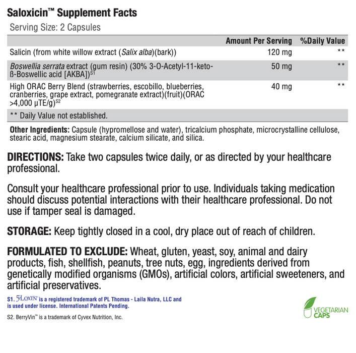 Saloxicin (120 Capsules)-Vitamins & Supplements-Xymogen-Pine Street Clinic