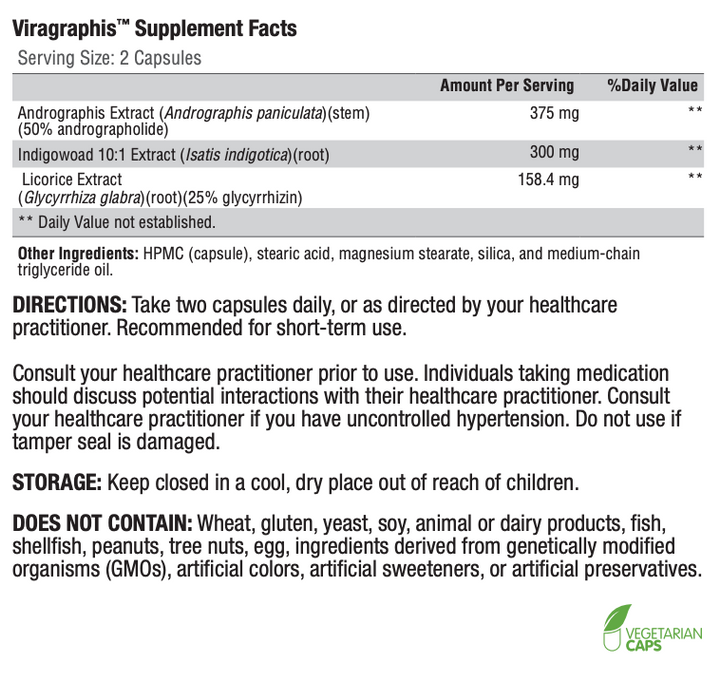 Viragraphis (60 Capsules)-Vitamins & Supplements-Xymogen-Pine Street Clinic