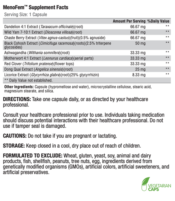 MenoFem (90 Capsules)-Vitamins & Supplements-Xymogen-Pine Street Clinic