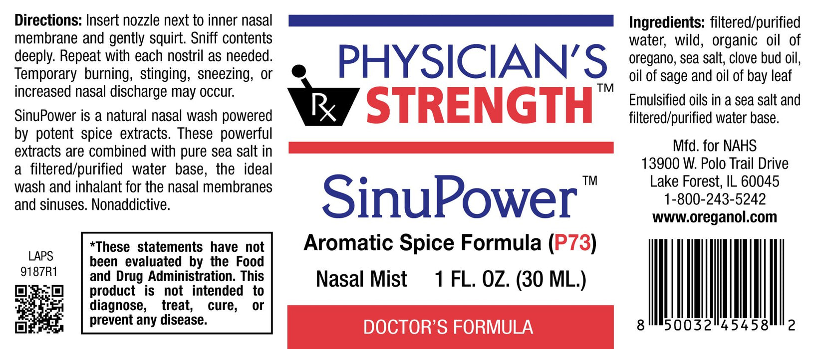 SinuPower-Vitamins & Supplements-Physician's Strength-1 Ounce-Pine Street Clinic