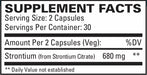 Strontium (60 Capsules)