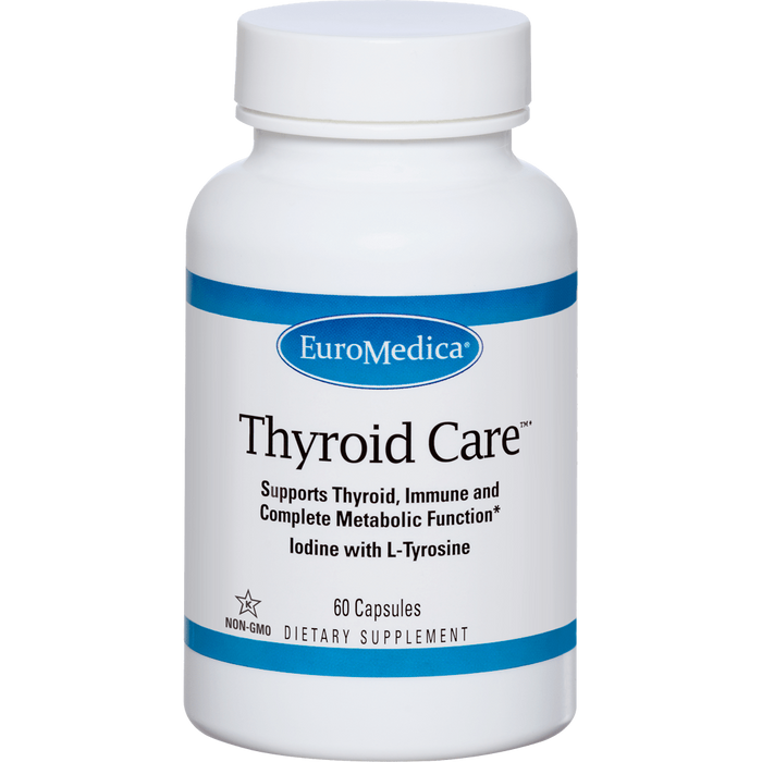 Thyroid Care (60 Capsules)-Vitamins & Supplements-EuroMedica-Pine Street Clinic