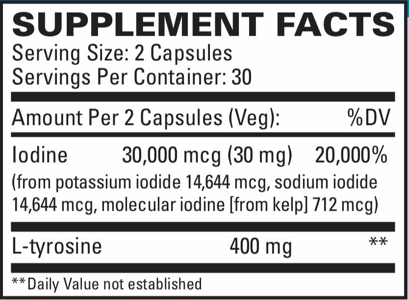 Thyroid Care (60 Capsules)-Vitamins & Supplements-EuroMedica-Pine Street Clinic