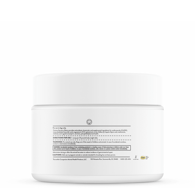 Canine Geriatric Basics