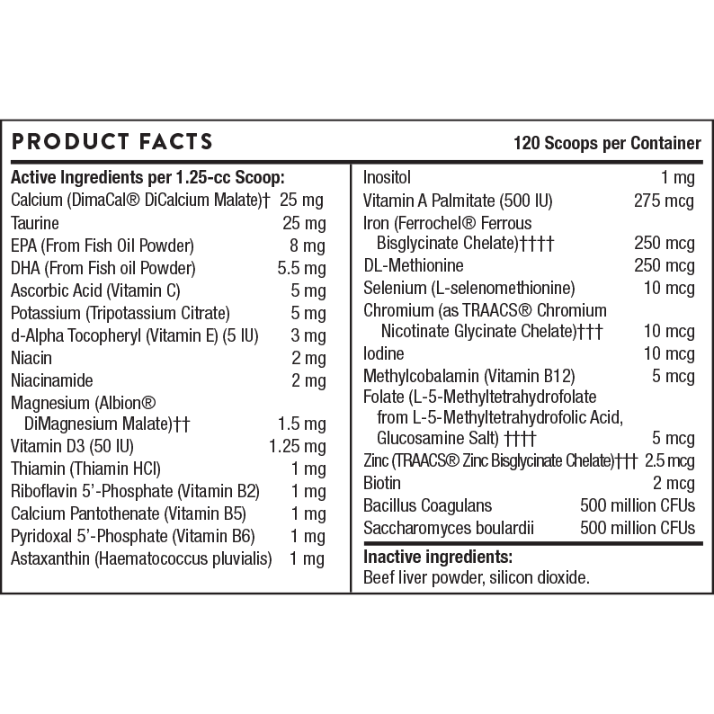Feline Basic Nutrients (120 Scoops)