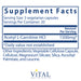 Acetyl L-Carnitine 500 mg (60 Capsules)-Vitamins & Supplements-Vital Nutrients-Pine Street Clinic