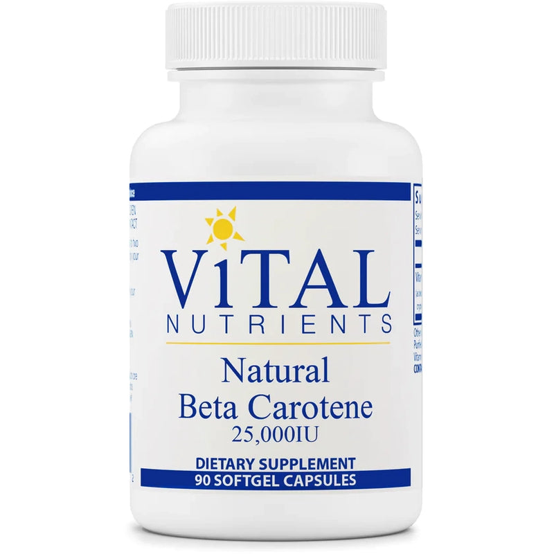 Natural Beta Carotene 25000IU (90 Softgels)